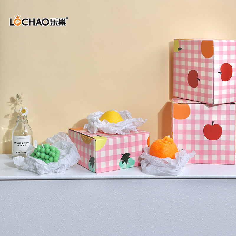 Fruit Gift Box Set Lemon Banana Scented Candle