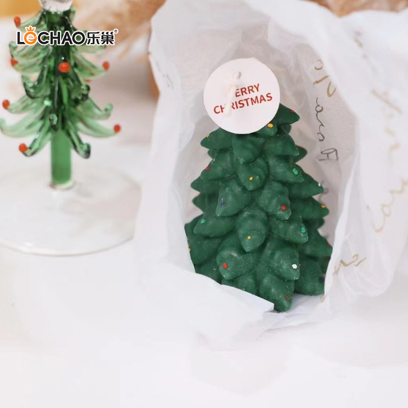 Christmas Pine Tree Candles