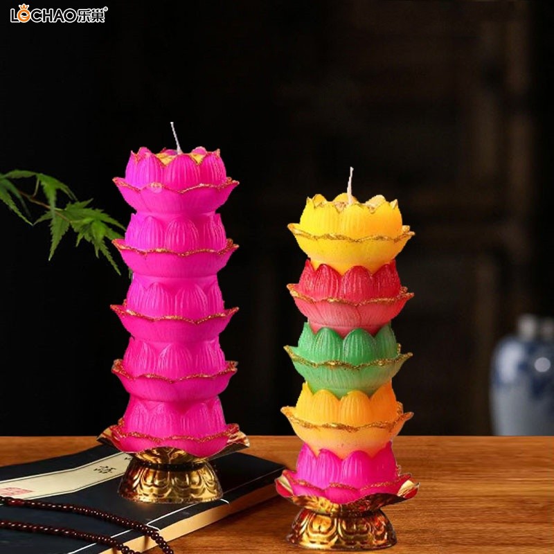 Lotus Tower Candle
