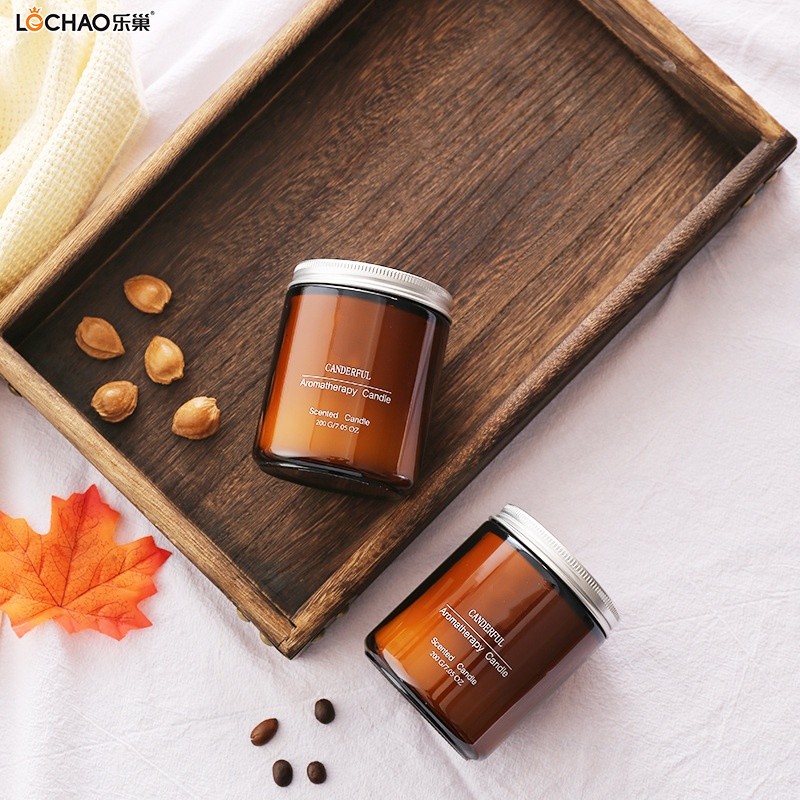 Aluminum Cover Glass Scented Candle