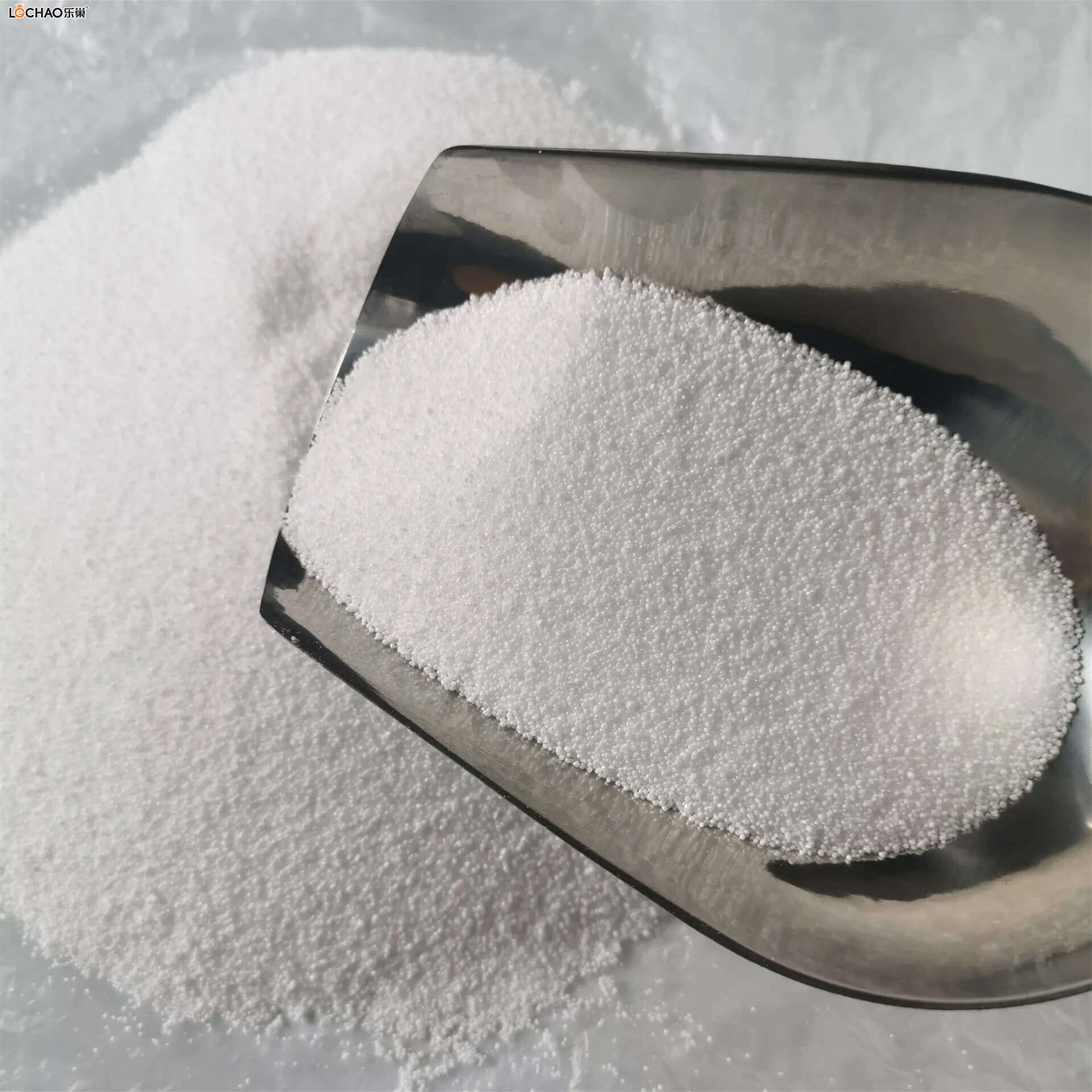 White Large Ice Flower Crystal Granular Sand Wax