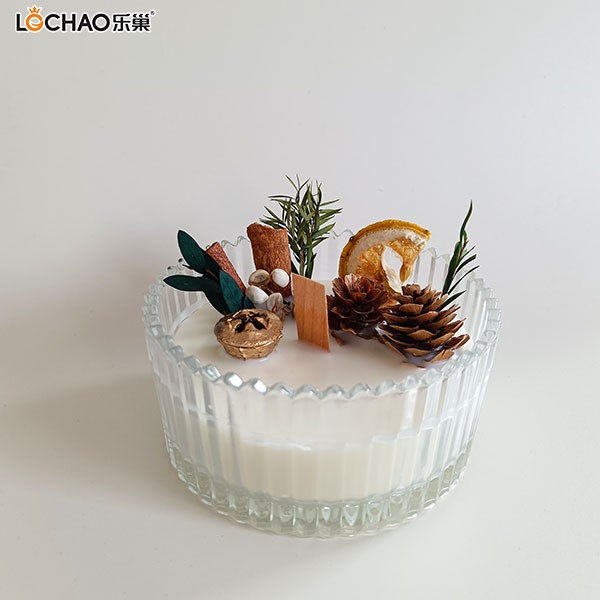 Yurt Dried Flower Aromatherapy Candle