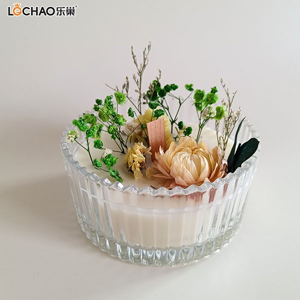 Yurt Dried Flower Aromatherapy Candle