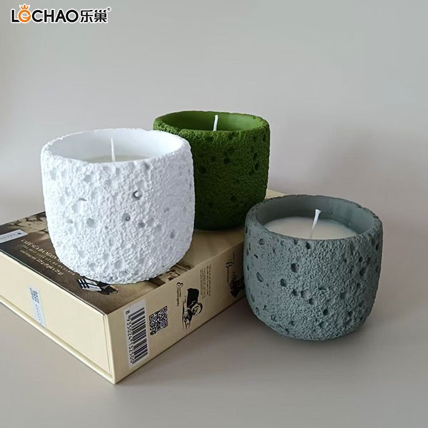Nordic style cement cup scented candle