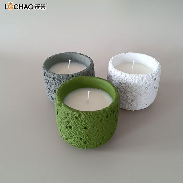 Nordic style cement cup scented candle