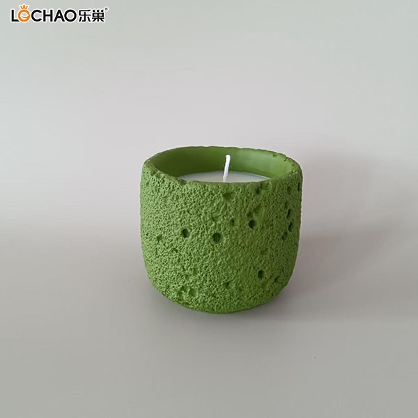 Nordic style cement cup scented candle