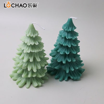 Christmas tree scented candle