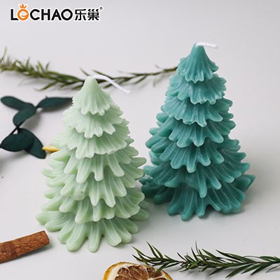 Christmas tree scented candle