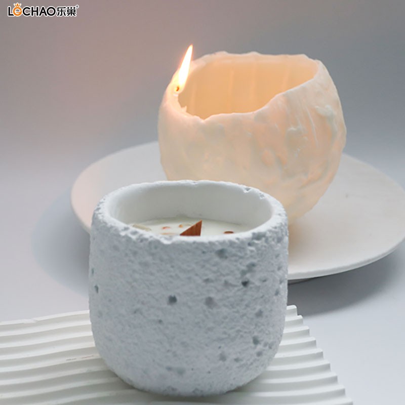 Nordic style cement cup scented candle