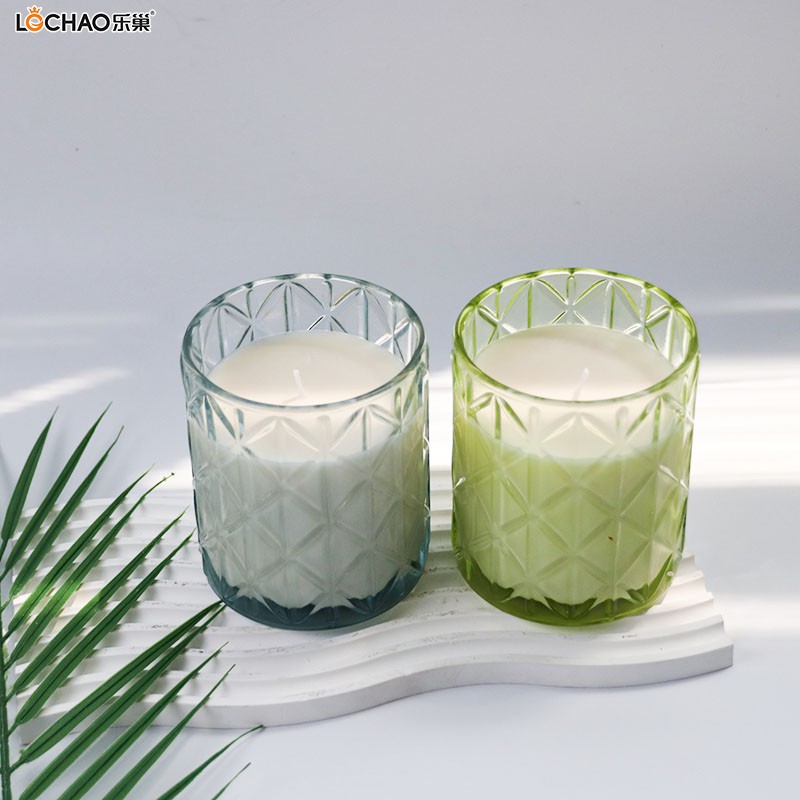 Large Glass Scented Candle