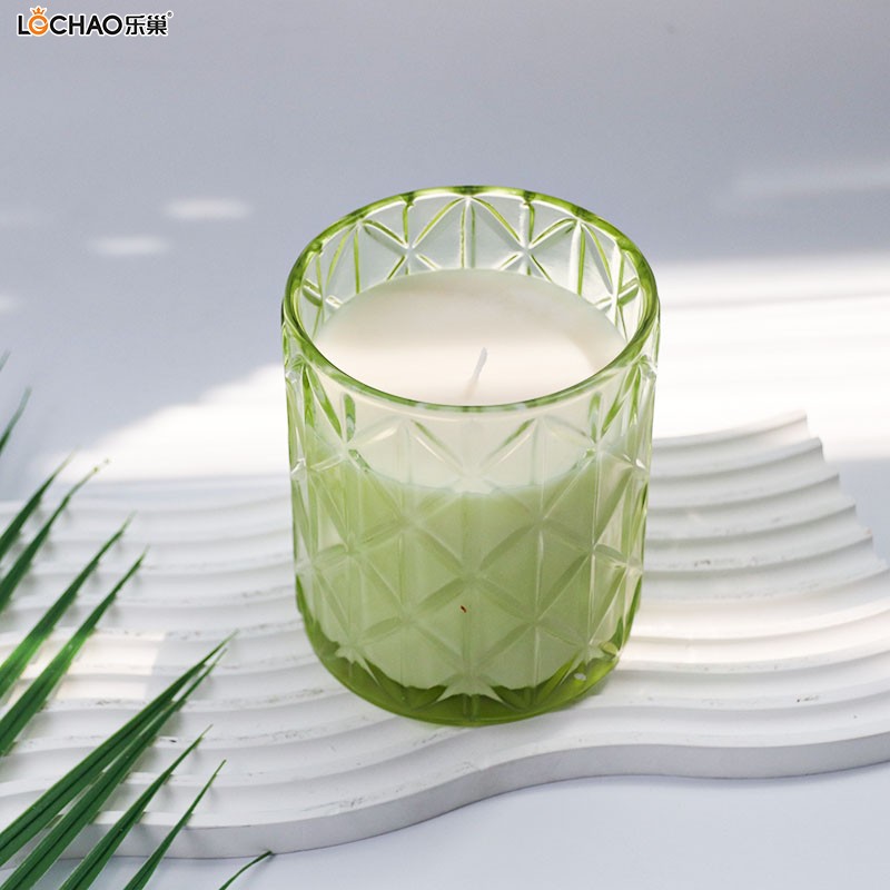 Large Glass Scented Candle