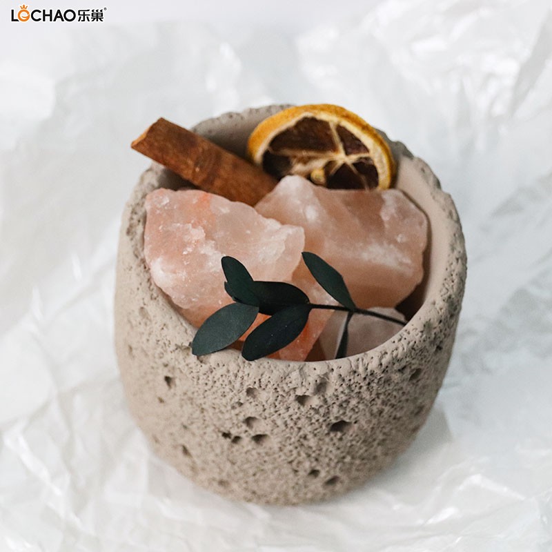 Fireless diffuser cement cup candle