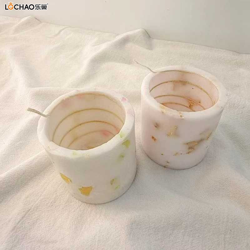 Square/cylindrical spiral burning scented candles