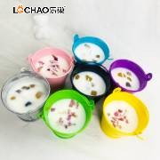 Small Round Dried Flower Scented Candle