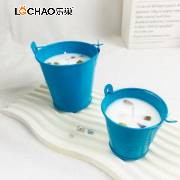 Small Round Dried Flower Scented Candle